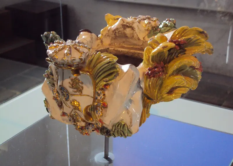 El Florero de Llorente exhibido en el Museo de la Independencia Casa del Florero en Bogotá